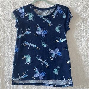 SO Printed High-Low Short Sleeve Tee